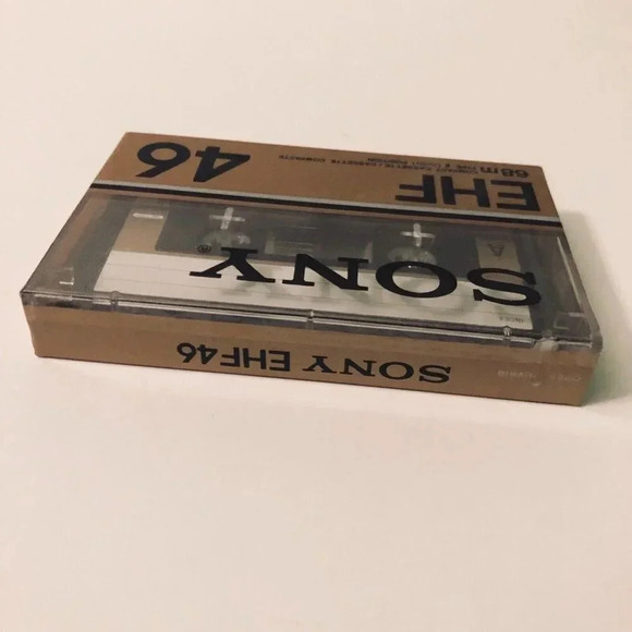 Sony  EHF 46 Blank Audio Cassette Tape Type II Position High Bias Japan Sealed - Picture 4 of 9